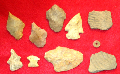Authentic Native American artifact arrowhead 10) Missouri artifacts BN27