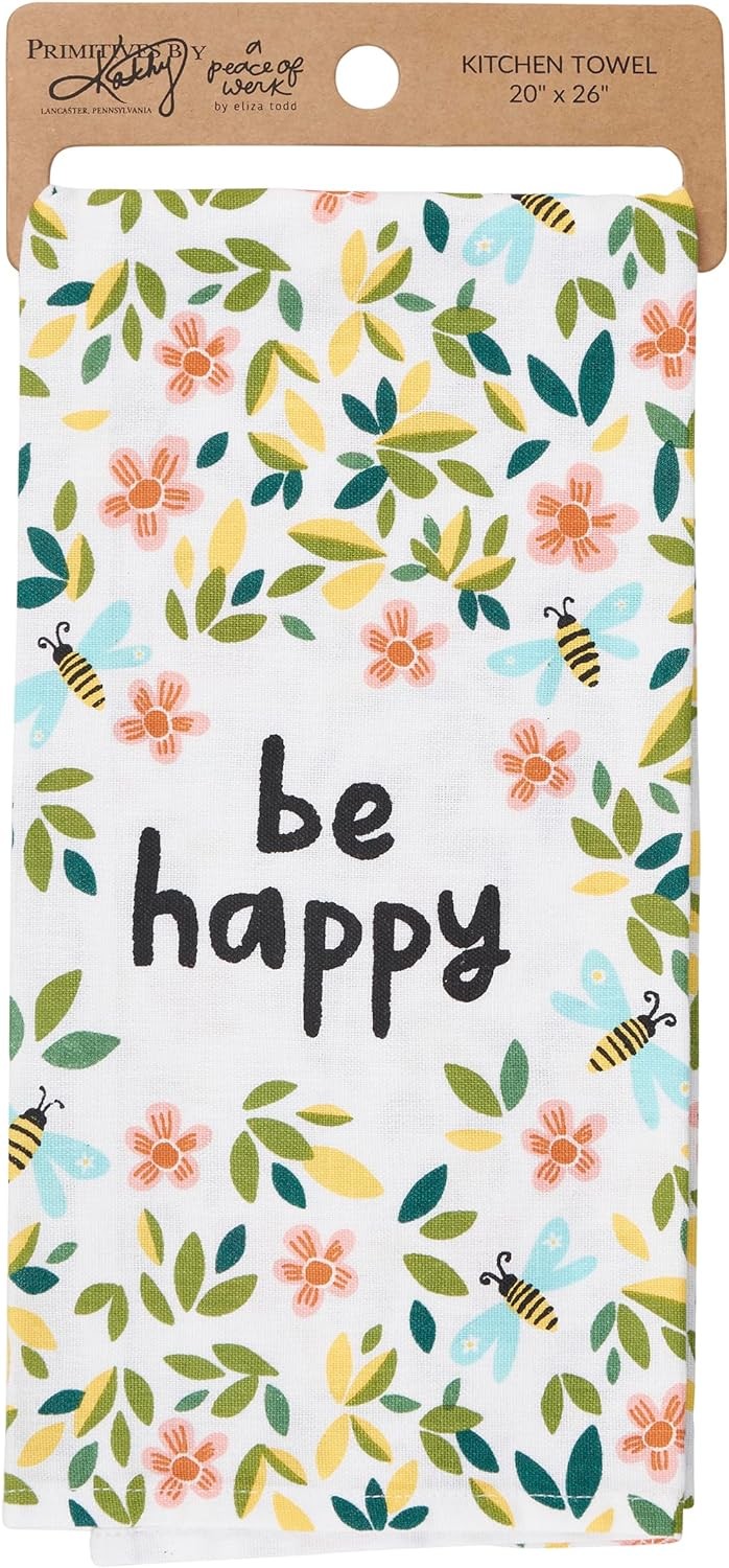 Кухонное полотенце Primitives by Kathy - Будь счастлива 26 2990₽