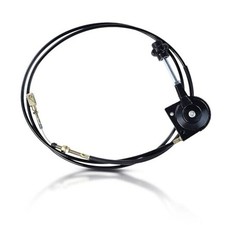 Excavator Throttle Control Cable, Universal Manual Flexible Throttle Wire 2.5m