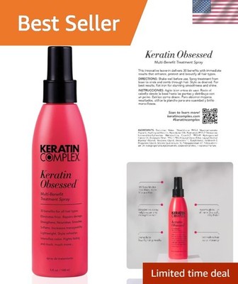 5oz Keratin Treatment Spray - Dramatic Blow-Dry Time Reduction & Color Boost