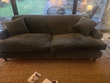 Walberswick clever velvet 4 seater sofa and armchair.  Sofas and stuff.