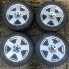 GENUINE MK1 AUDI TT 16" ALLOY WHEELS & TYRES 8N0601025C mk4 golf octavia a3