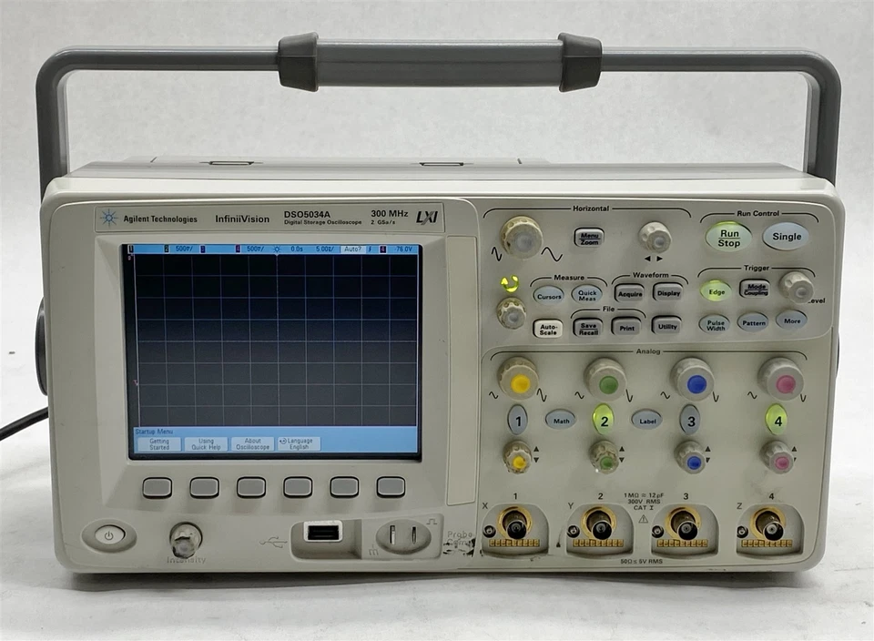 Agilent InfiniiVision DSO5034A 4CH Digital Storage Oscilloscope 300MHz PARTS - Image 2 of 4