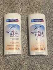  2 Secret Whole Body Deodorant Peach Vanilla Blossom 2.4 oz   Aluminum Free