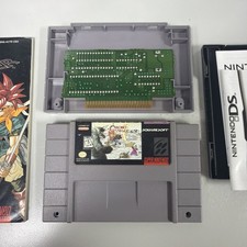 SNES Super NES Nintendo Chrono Trigger Game Near Complete Box Map Manual Tested