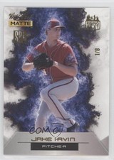 2022 Wild Card Matte SP Exclusive White Background - Blue 1/8 Jake Irvin 8o1