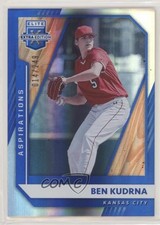 2021 Panini Elite Extra Edition Aspirations Blue 14/249 Ben Kudrna #43 8x7