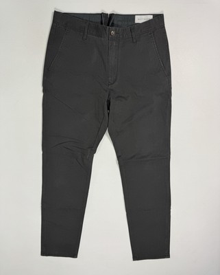 Mott and Bow Charles Twill Chino Pants Mens 30x30 (30x29) Modern Gray Flat front