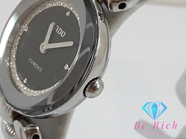 RADO Florence Women's Watch 322.3764.4 Black Silver SS Quartz Analog image 2