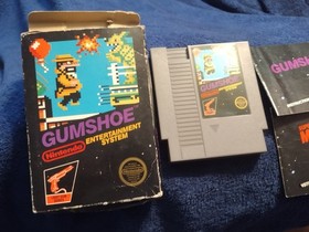 ORIGINAL VINTAGE 1986 GUMSHOE NINTENDO NES 5 SCREW VIDEO GAME CARTRIDGE