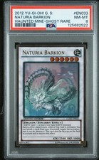 PSA 8 GHOST Naturia Barkion GLD5-EN033 Gold Series: Haunted Mine Limited Edition