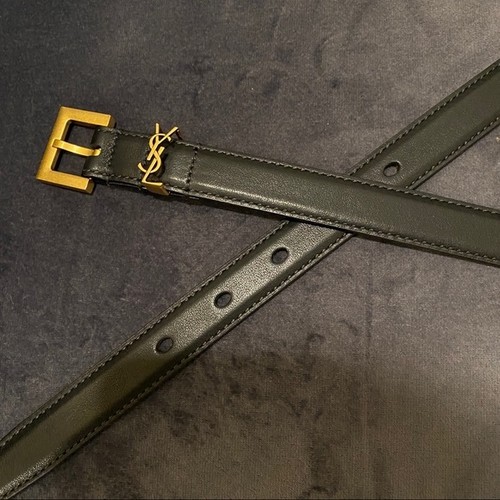 Authentic YSL Saint Laurent Skinny Belt Size 90cm