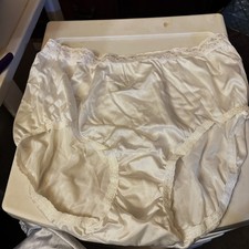 vintage white nylon panty Hanes Granny panty white size 7
