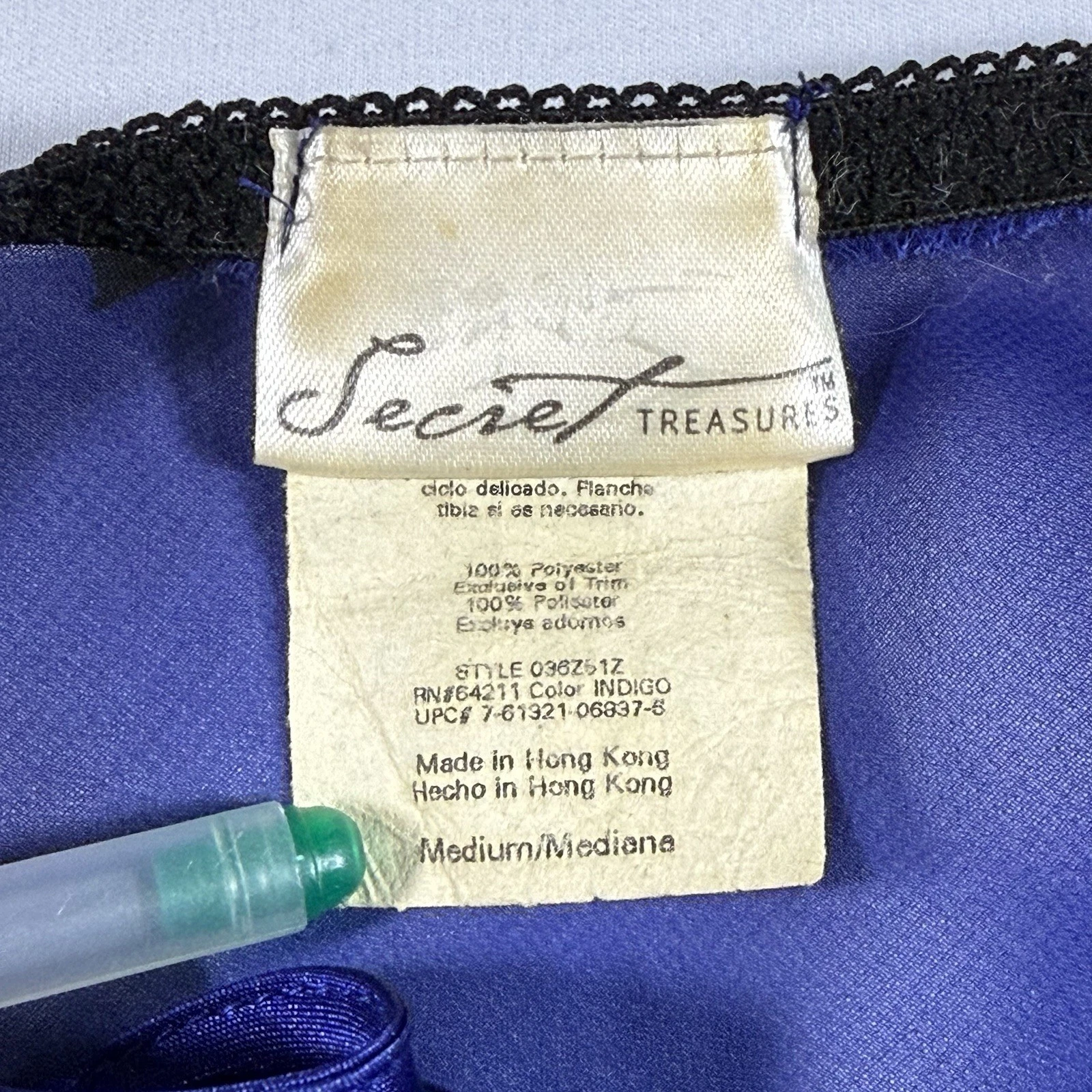 UNDERCOVER Vintage anni 90 Secret Treasures Floreale Fata Mini Babydoll Vestito Slip Viola Wms M