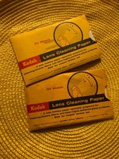Lot of 2 Kodak Lens Cleaning Paper 50 Sheets Each Pack