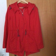 Übergangsjacke rot Gr. 40 von C&A Jessica