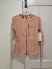 Lululemon Hooded Define Jacket Nulu Size 8 Pink Clay NWT Authentic