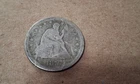 1876-S SEATED LIBERTY QUARTER WITH MOTTO NO ARROWS