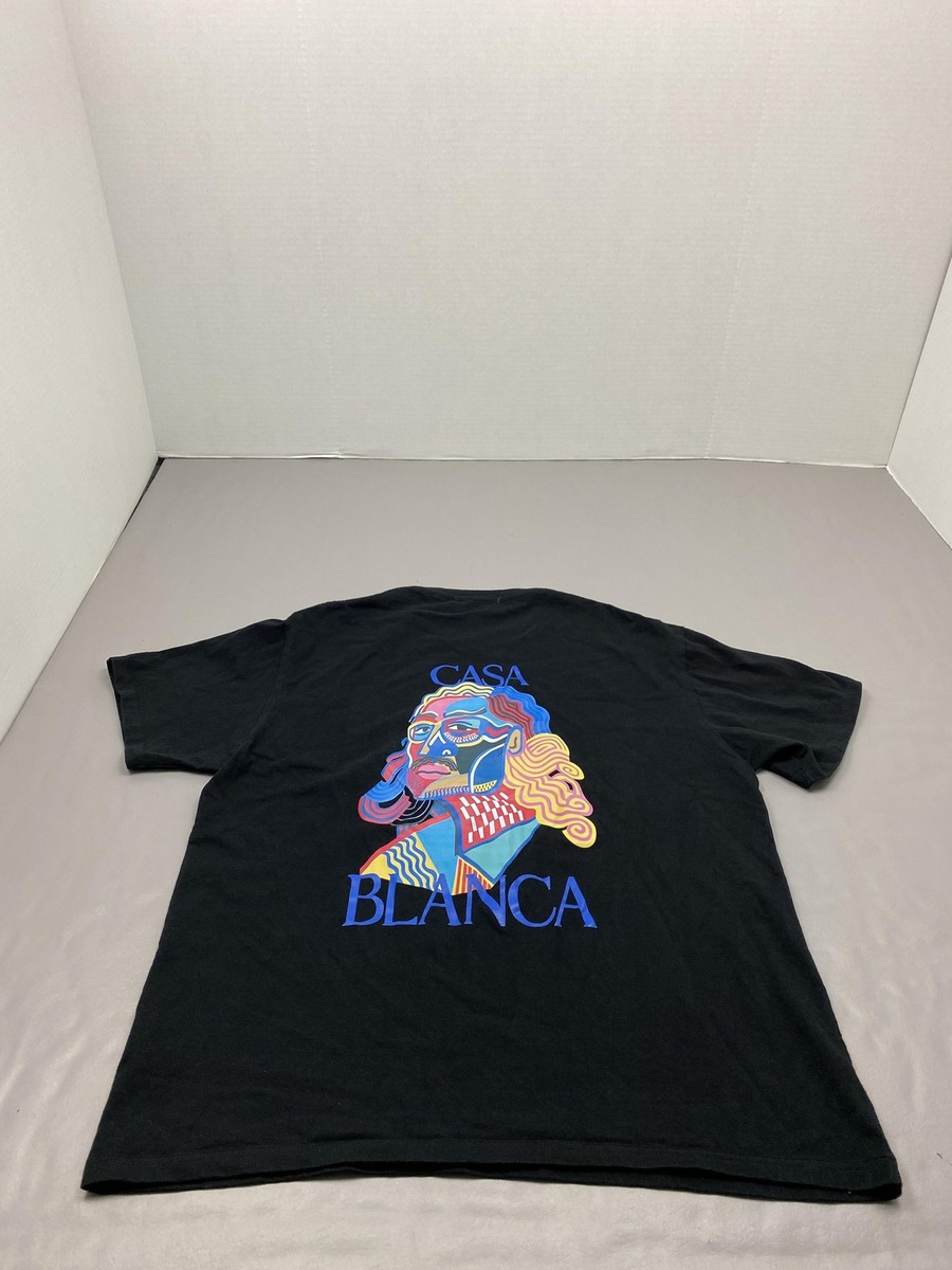 Casablanca Shirt Mens 2XL Black Casa Blanca Portrait Graphic Tee