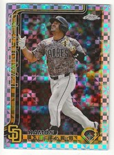 2025 Topps Chrome Update RAMON LAUREANO Insert XFRACTOR Parallel Card PADRES
