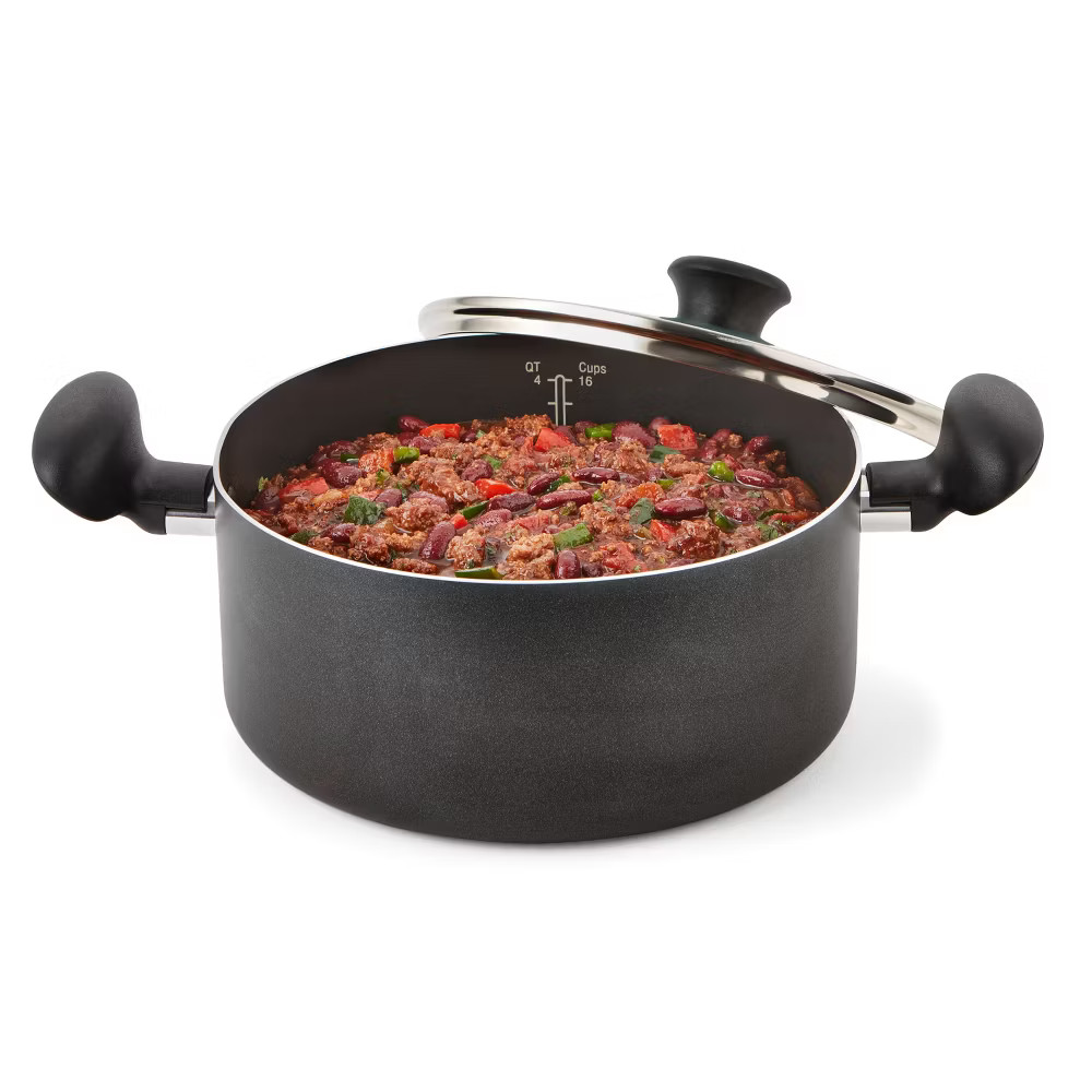 T-fal 5qt Dutch Oven Nonstick Black 3890₽