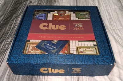 WS Game Company Clue 75th Anniversary Edition Complete GORGEOUS SMOKE-FREE RARE!