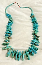 27 inch. western - American Indian TURQUOISE NECKLACE