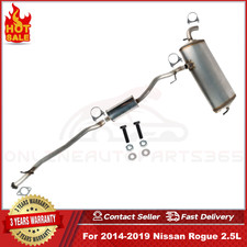 Stainless Steel Resonator Muffler Exhaust Kit fits: 2014-2019 Nissan Rogue 2.5L