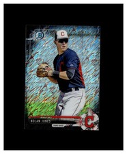 2017 Bowman Chrome Mini Prospects Black Shimmer Refractor BCP69 Nolan Jones /100