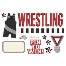 Simple Stories Simple Pages Page Pieces-Wrestling