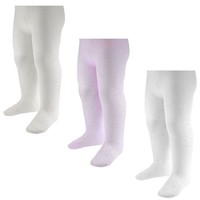 Baby Girl Tights Diamond Heart Lattice Shiny Christening Wedding 