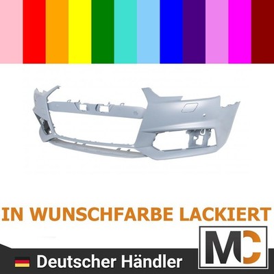 Lackiert Stoßstange vorne PDC SRA für Audi A4 B9 (8W2 8WC)