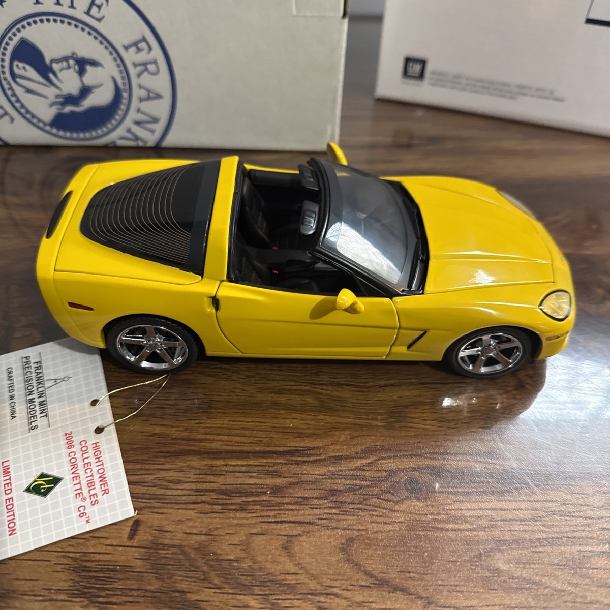 2006 Corvette C6 1/24 Scale Die-cast Model Franklin Mint #S11E150