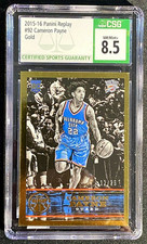 2015-16 CAMERON PAYNE GOLD SP /25 PANINI REPLAY ROOKIE RC #92 CSG 8.5 G2734