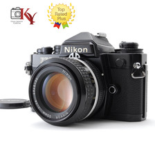 N MINT Nikon FE2 Black SLR 35mm Film Camera Ai-S Ais 50mm F1.4 Lens From JAPAN