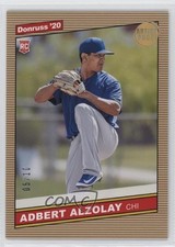2020 Panini Donruss Retro 1986 Variations Artist Proof 5/10 Adbert Alzolay 0v0