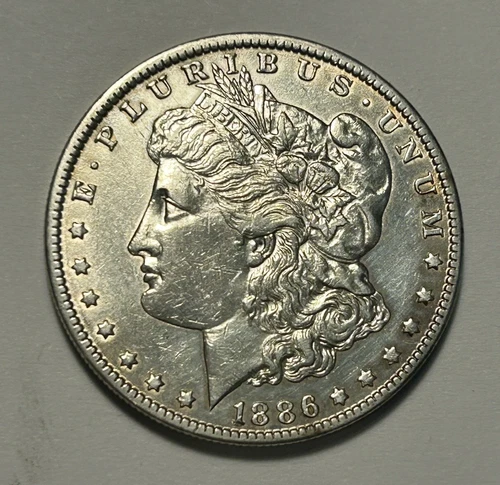 1886 O MORGAN DOLLAR AU DETAILS