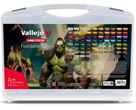 Peinture Vallejo mallette 80 teintes Game Color figurine acrylique