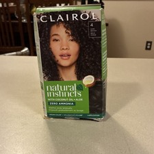 Clairol Natural Instincts Semi-Permanent Hair Dye Dark Brown Vegan Coconut Aloe