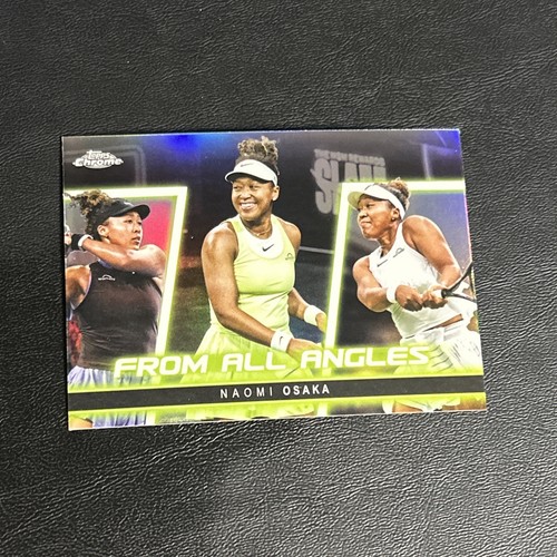Naomi Osaka #FAA-1 2025 Topps Chrome From All Angles card