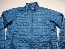 Patagonia Nano Puff Jacket Mens XL Blue Quilted Puffer Full Zip Warm Outdoor