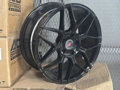 New 18x8 ET32 AD WHEEL IFG38 (4 Wheel) 5x114.3 fit Honda Toyota Mazda Black