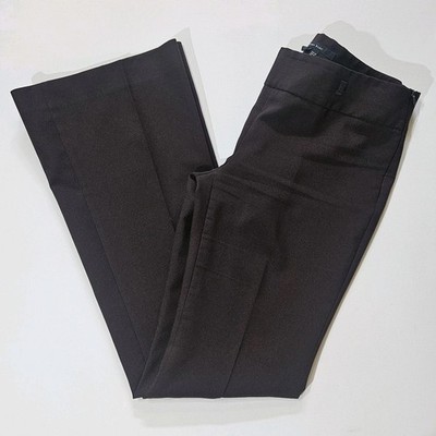 Zara Basic Dress Pants Womens Size 8 Brown Low Rise Bootcut Business Casual