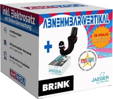 BRINK AHK für LandRover Range Rover Sport 09-11 abnehmbar + 13-pol ES ABE