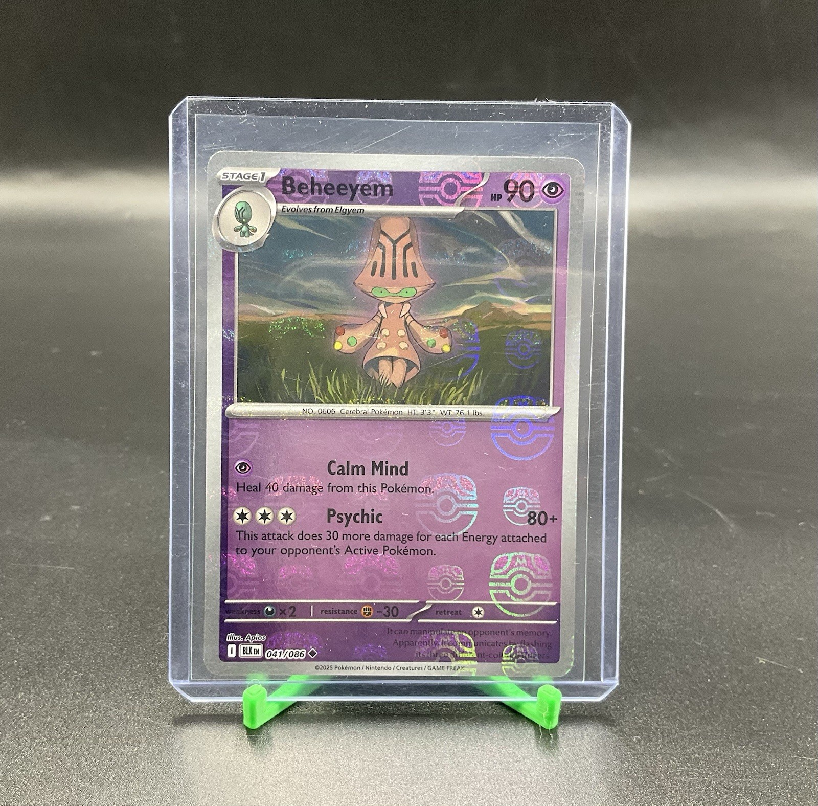 Beheeyem (Master Ball Pattern) SV: Black Bolt - Pokemon NM 041/086
