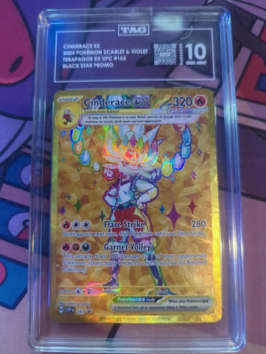 Cinderace ex graded TAG 10 for sale on eBay