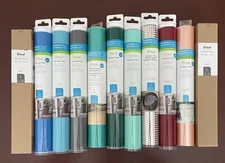 LOT of Cricut Permanent Glossy Vinyl.  NEW Unopened.  Save over Cricut prices.