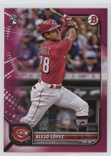 2022 Bowman Fuchsia Border 104/299 Alejo Lopez #93 sh7
