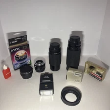 Vintage Sears & Adorama Lens Bundle 3x Sears Model 202 + Adorama Teleconverter