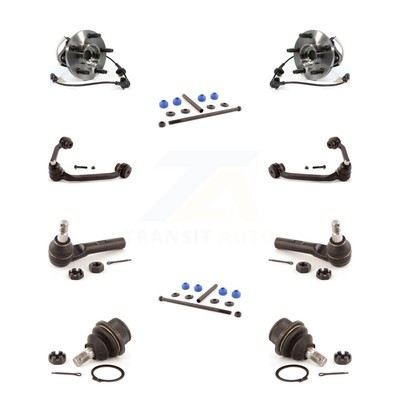 Bearing Upper Arm Lower Ball Joint Outer Tie Rod Link Front Kit (10Pc) For Ford